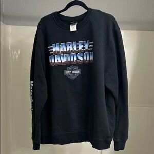 Harley-Davidson Black Crewneck Sweater
